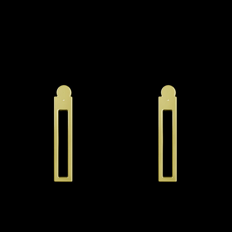 گوشواره طلا 18 عیار زنانه مدوپد مدل مستطیل کد GA1-12130 گوشواره طلا 18 عیار زنانه مدوپد مدل مستطیل کد GA1-12130