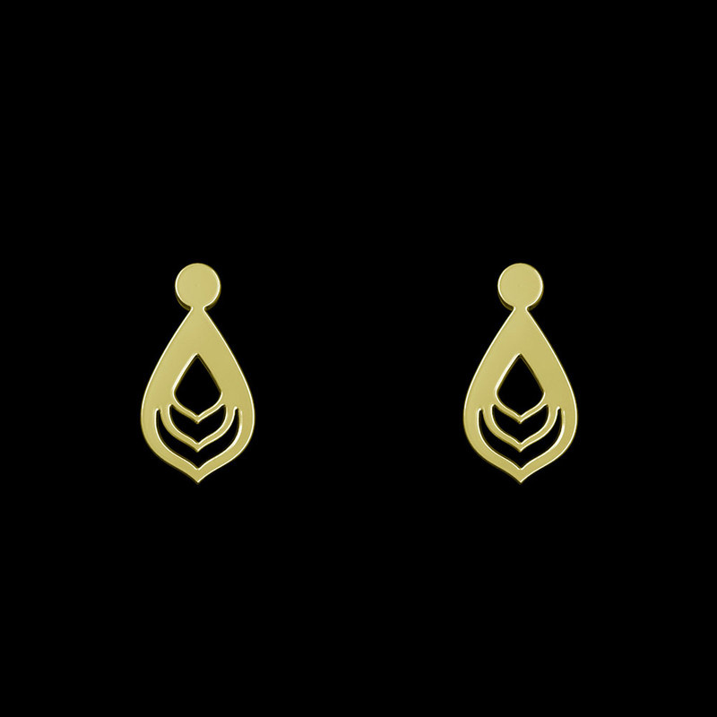 گوشواره طلا 18 عیار زنانه مدوپد مدل اشک کد GA1-12342 گوشواره طلا 18 عیار زنانه مدوپد مدل اشک کد GA1-12342