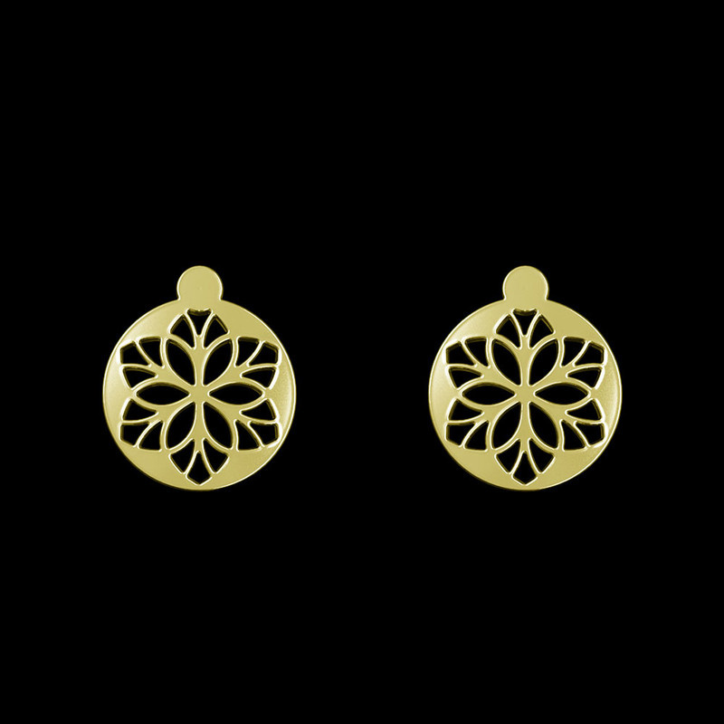 گوشواره طلا 18 عیار زنانه مدوپد مدل گل کد GA1-12426 گوشواره طلا 18 عیار زنانه مدوپد مدل گل کد GA1-12426