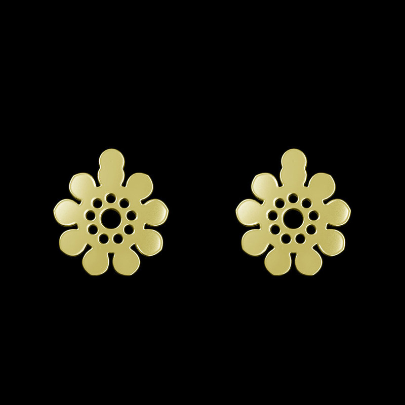 گوشواره طلا 18 عیار زنانه مدوپد مدل گل کد GA1-12427 گوشواره طلا 18 عیار زنانه مدوپد مدل گل کد GA1-12427