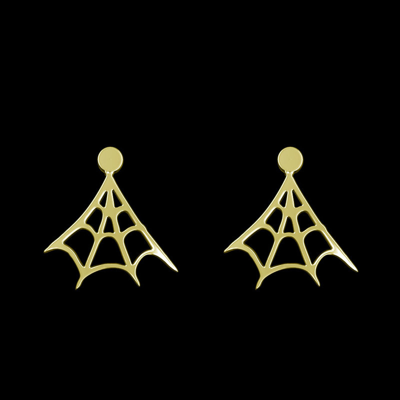 گوشواره طلا 18 عیار زنانه مدوپد مدل تارعنکبوت کد GA1-12447 گوشواره طلا 18 عیار زنانه مدوپد مدل تارعنکبوت کد GA1-12447