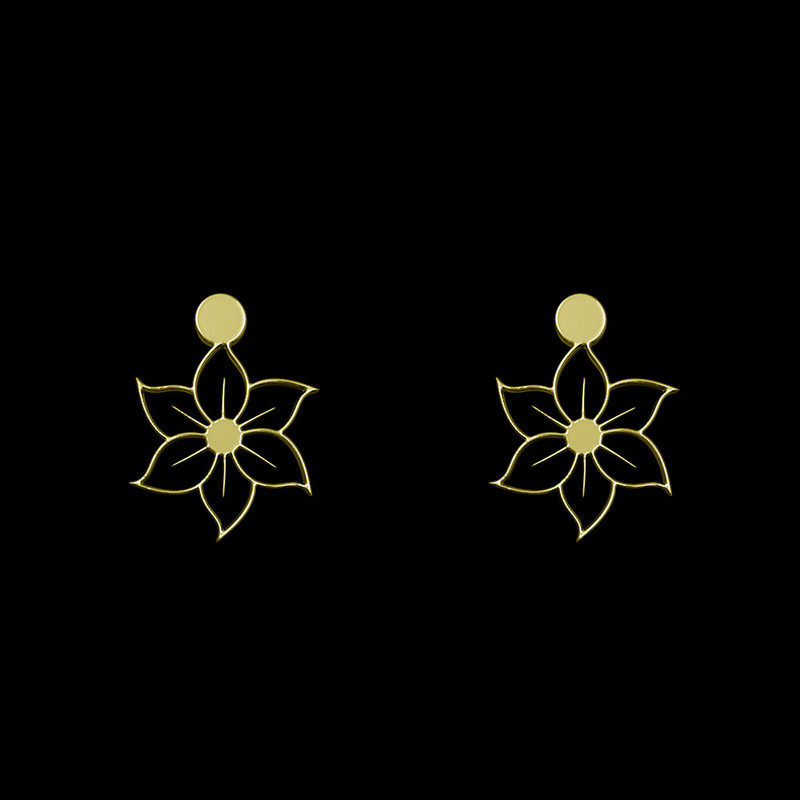 گوشواره طلا 18 عیار زنانه مدوپد مدل گل کد GA1-12459 گوشواره طلا 18 عیار زنانه مدوپد مدل گل کد GA1-12459