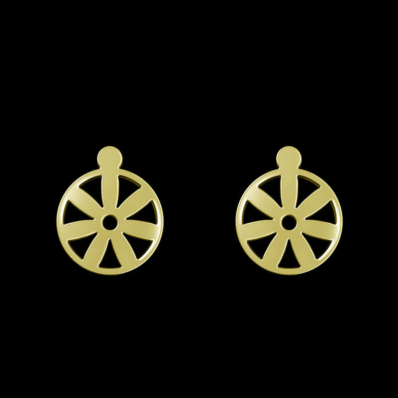 گوشواره طلا 18 عیار زنانه مدوپد مدل دایره کد GA1-12476 گوشواره طلا 18 عیار زنانه مدوپد مدل دایره کد GA1-12476