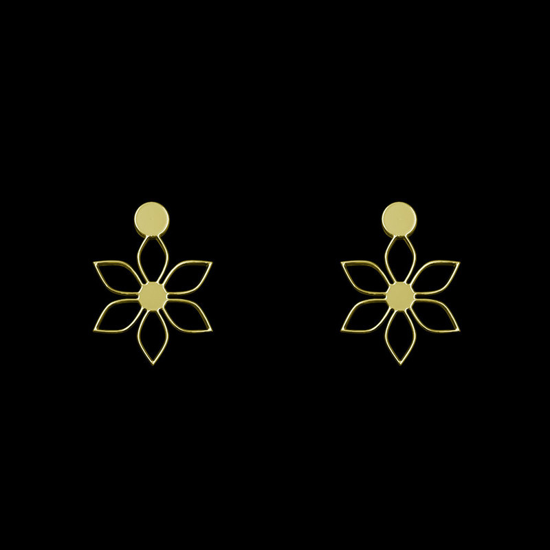 گوشواره طلا 18 عیار زنانه مدوپد مدل گل کد GA1-12571 گوشواره طلا 18 عیار زنانه مدوپد مدل گل کد GA1-12571