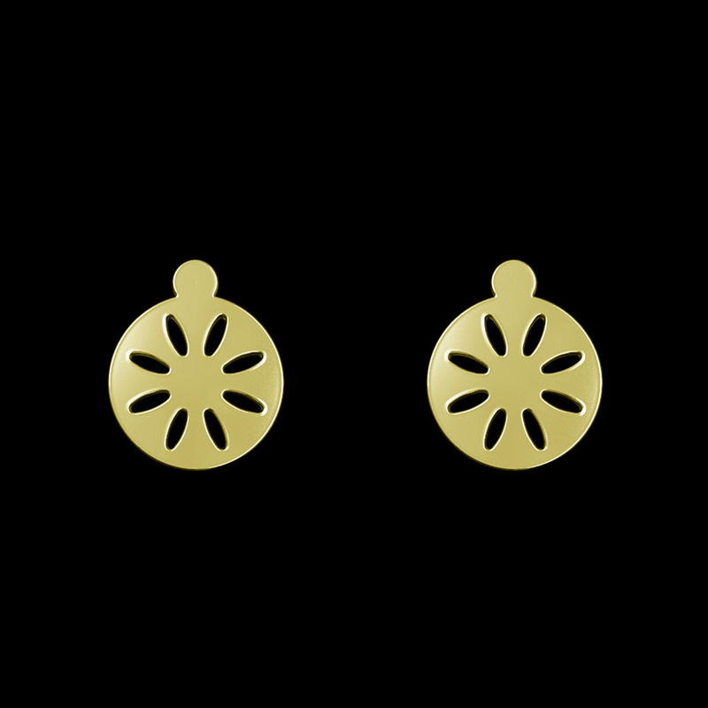 گوشواره طلا 18 عیار زنانه مدوپد مدل گل کد GA1-12704 گوشواره طلا 18 عیار زنانه مدوپد مدل گل کد GA1-12704