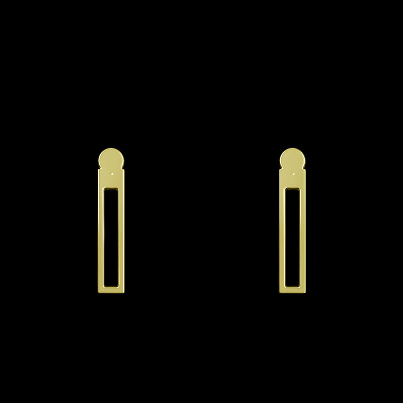 گوشواره طلا 18 عیار زنانه مدوپد مدل مستطیل کد GA1-12707 گوشواره طلا 18 عیار زنانه مدوپد مدل مستطیل کد GA1-12707