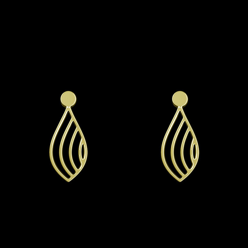 گوشواره طلا 18 عیار زنانه مدوپد مدل اشک کد GA1-12757 گوشواره طلا 18 عیار زنانه مدوپد مدل اشک کد GA1-12757