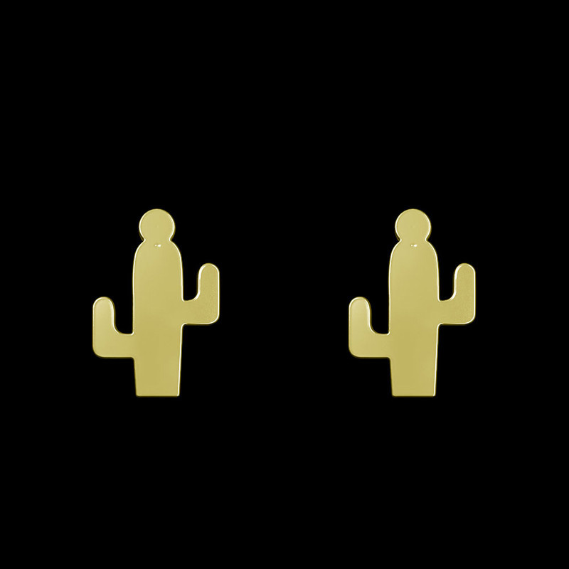 گوشواره طلا 18 عیار زنانه مدوپد مدل کاکتوس کد GA1-12787 گوشواره طلا 18 عیار زنانه مدوپد مدل کاکتوس کد GA1-12787