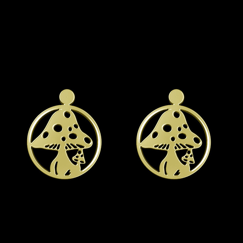 گوشواره طلا 18 عیار زنانه مدوپد مدل قارچ کد GA1-12980 گوشواره طلا 18 عیار زنانه مدوپد مدل قارچ کد GA1-12980