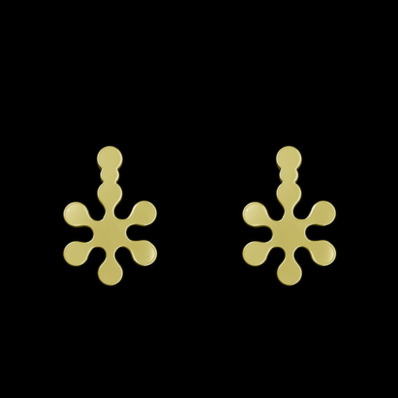 گوشواره طلا 18 عیار زنانه مدوپد مدل گل کد GA1-13005 گوشواره طلا 18 عیار زنانه مدوپد مدل گل کد GA1-13005