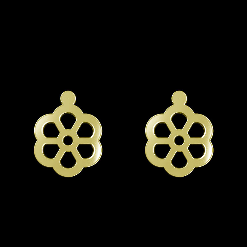 گوشواره طلا 18 عیار زنانه مدوپد مدل گل کد GA1-13044 گوشواره طلا 18 عیار زنانه مدوپد مدل گل کد GA1-13044