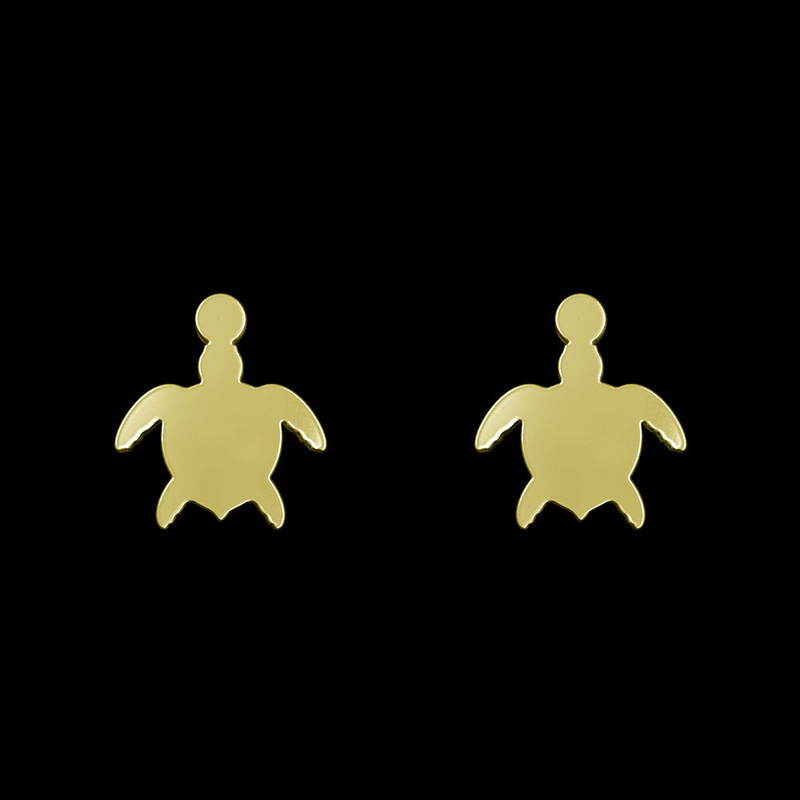 گوشواره طلا 18 عیار زنانه مدوپد مدل لاک پشت کد GA1-13054 گوشواره طلا 18 عیار زنانه مدوپد مدل لاک پشت کد GA1-13054