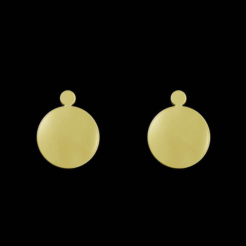 گوشواره طلا 18 عیار زنانه مدوپد مدل دایره کد GA1-13090 گوشواره طلا 18 عیار زنانه مدوپد مدل دایره کد GA1-13090