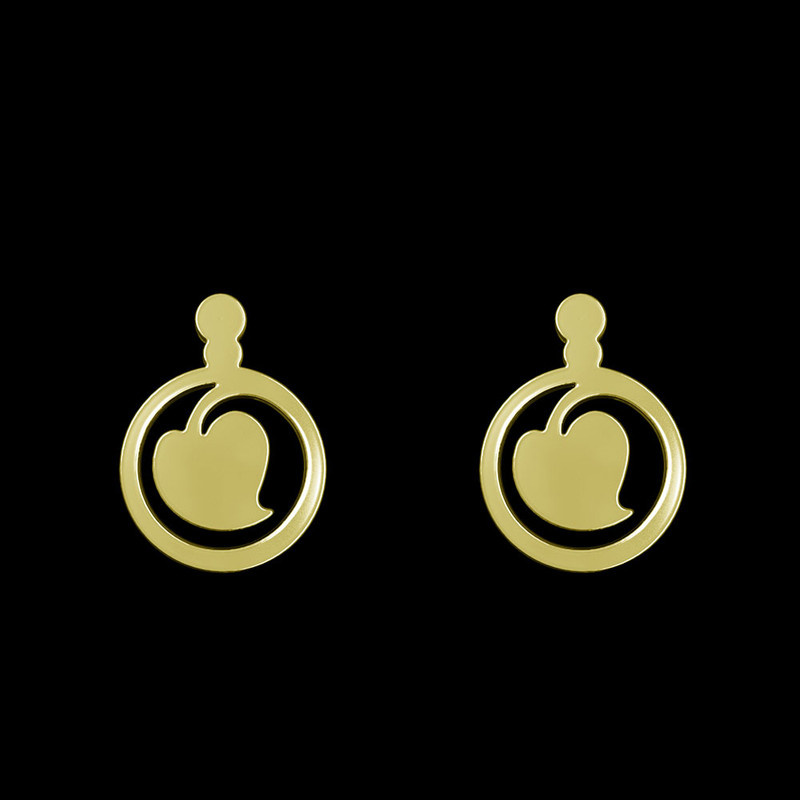 گوشواره طلا 18 عیار زنانه مدوپد مدل قلب کد GA1-13098 گوشواره طلا 18 عیار زنانه مدوپد مدل قلب کد GA1-13098