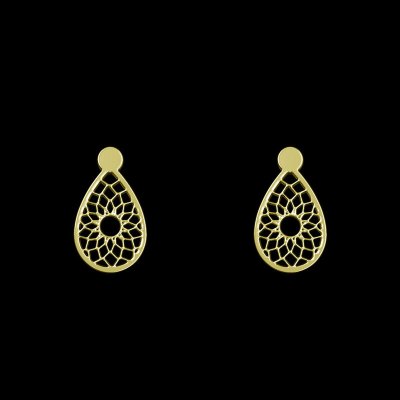 گوشواره طلا 18 عیار زنانه مدوپد مدل هندسی کد GA1-13224 گوشواره طلا 18 عیار زنانه مدوپد مدل هندسی کد GA1-13224