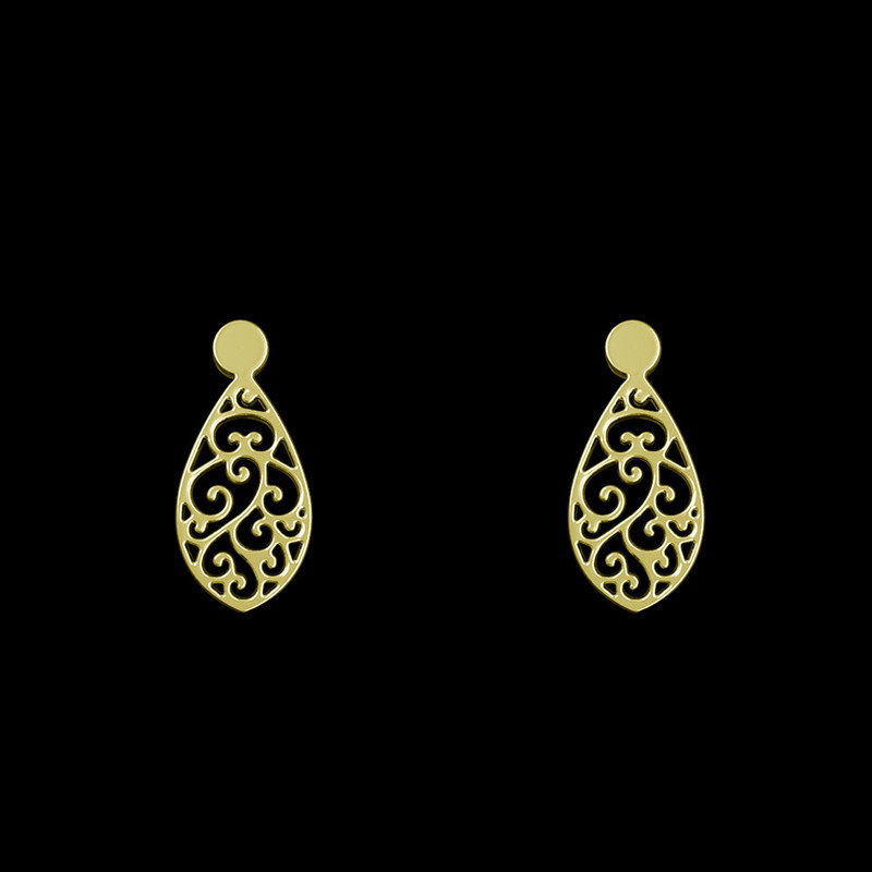 گوشواره طلا 18 عیار زنانه مدوپد مدل هندسی کد GA1-13254 گوشواره طلا 18 عیار زنانه مدوپد مدل هندسی کد GA1-13254