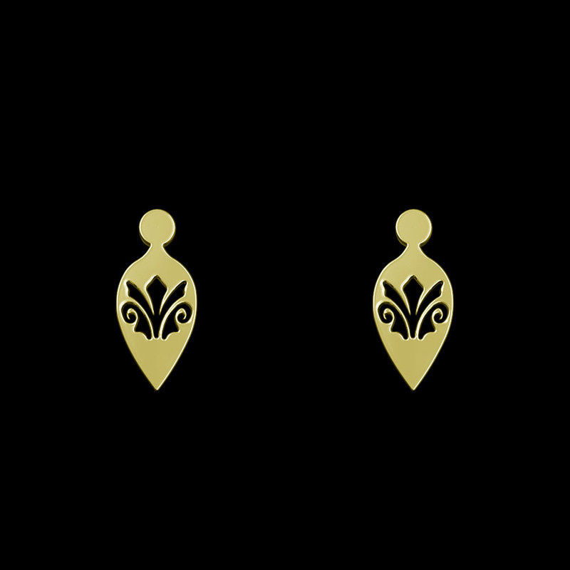 گوشواره طلا 18 عیار زنانه مدوپد مدل هندسی کد GA1-13267 گوشواره طلا 18 عیار زنانه مدوپد مدل هندسی کد GA1-13267