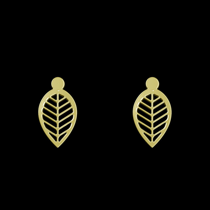 گوشواره طلا 18 عیار زنانه مدوپد مدل برگ کد GA1-13303 گوشواره طلا 18 عیار زنانه مدوپد مدل برگ کد GA1-13303