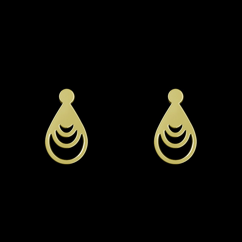 گوشواره طلا 18 عیار زنانه مدوپد مدل هندسی کد GA1-13310 گوشواره طلا 18 عیار زنانه مدوپد مدل هندسی کد GA1-13310