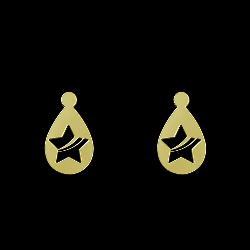 گوشواره طلا 18 عیار زنانه مدوپد مدل ستاره کد GA1-13339 گوشواره طلا 18 عیار زنانه مدوپد مدل ستاره کد GA1-13339