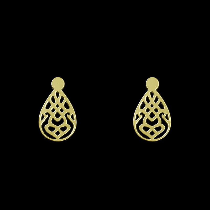 گوشواره طلا 18 عیار زنانه مدوپد مدل هندسی کد GA1-13348 گوشواره طلا 18 عیار زنانه مدوپد مدل هندسی کد GA1-13348