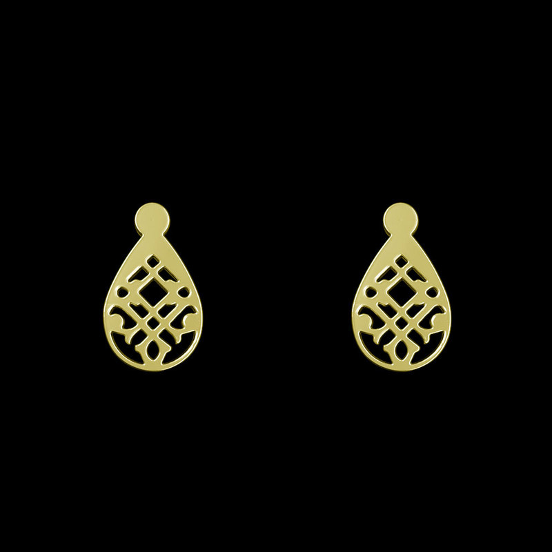 گوشواره طلا 18 عیار زنانه مدوپد مدل هندسی کد GA1-13407 گوشواره طلا 18 عیار زنانه مدوپد مدل هندسی کد GA1-13407