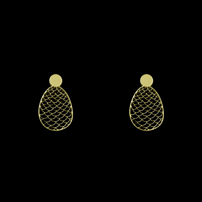 گوشواره طلا 18 عیار زنانه مدوپد مدل هندسی کد GA1-13433 گوشواره طلا 18 عیار زنانه مدوپد مدل هندسی کد GA1-13433