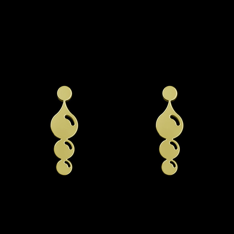 گوشواره طلا 18 عیار زنانه مدوپد مدل هندسی کد GA1-13476 گوشواره طلا 18 عیار زنانه مدوپد مدل هندسی کد GA1-13476