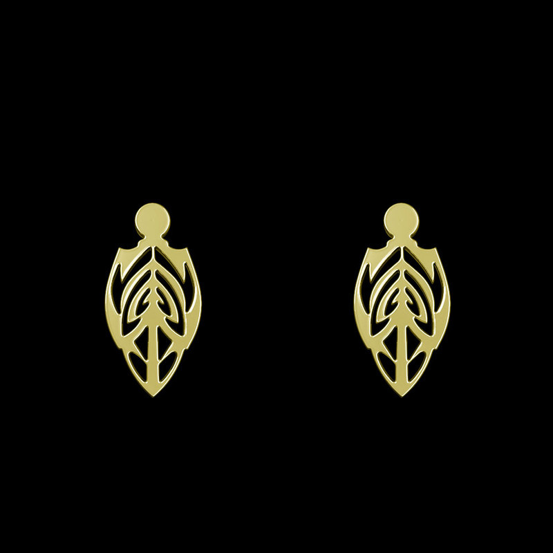 گوشواره طلا 18 عیار زنانه مدوپد مدل هندسی کد GA1-13491 گوشواره طلا 18 عیار زنانه مدوپد مدل هندسی کد GA1-13491