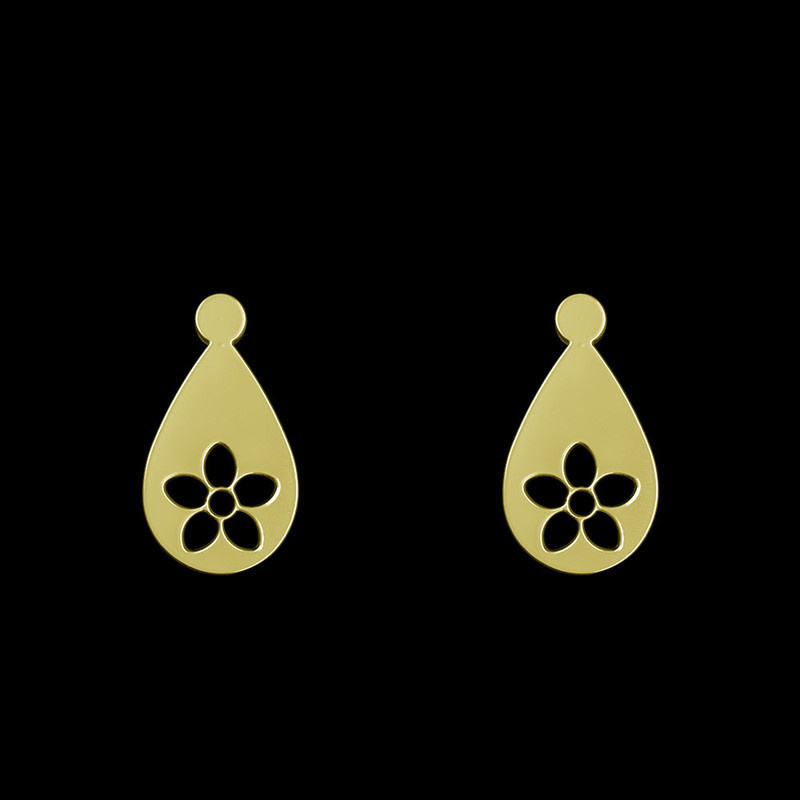 گوشواره طلا 18 عیار زنانه مدوپد مدل گل کد GA1-13539 گوشواره طلا 18 عیار زنانه مدوپد مدل گل کد GA1-13539