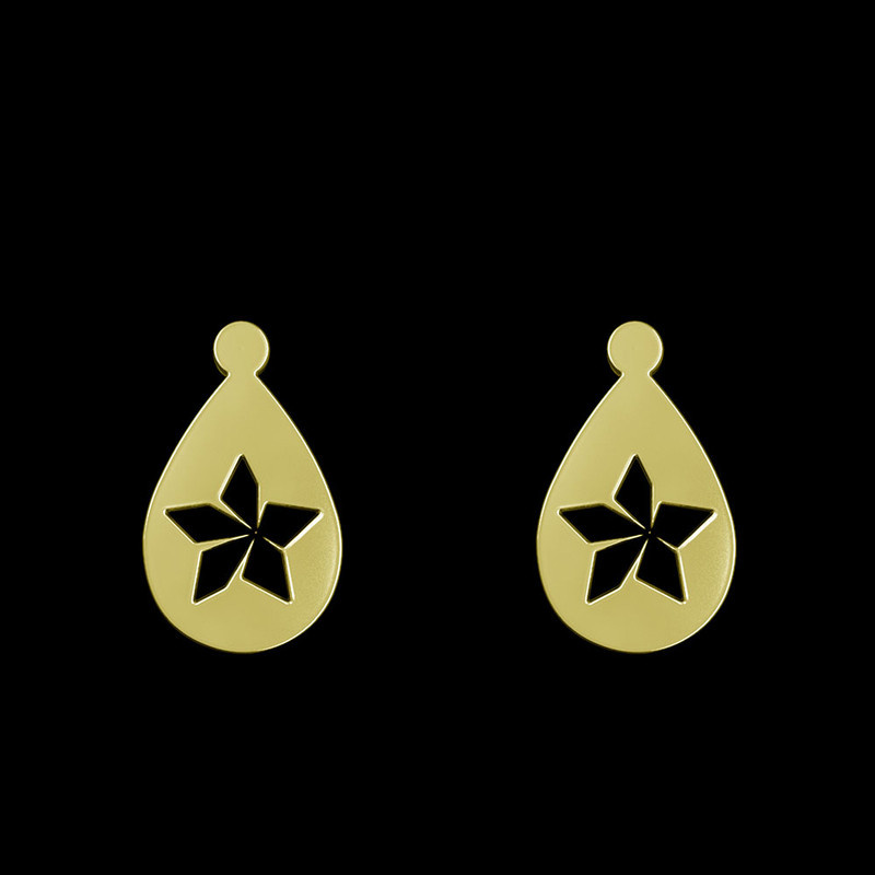 گوشواره طلا 18 عیار زنانه مدوپد مدل ستاره کد GA1-13609 گوشواره طلا 18 عیار زنانه مدوپد مدل ستاره کد GA1-13609