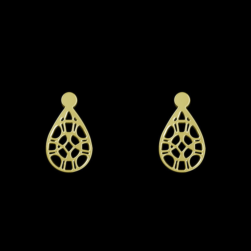 گوشواره طلا 18 عیار زنانه مدوپد مدل هندسی کد GA1-13624 گوشواره طلا 18 عیار زنانه مدوپد مدل هندسی کد GA1-13624