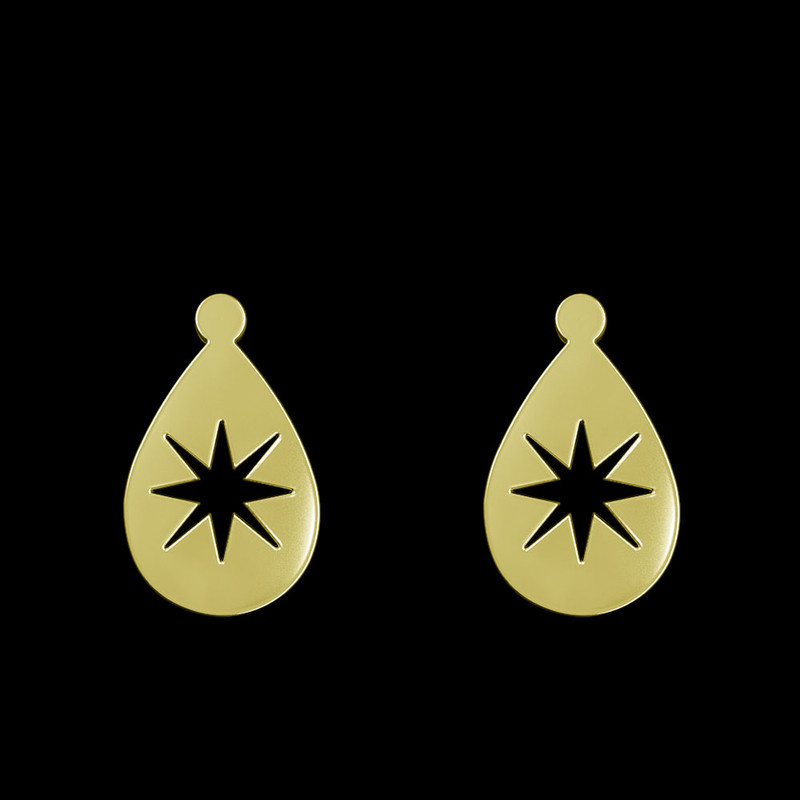 گوشواره طلا 18 عیار زنانه مدوپد مدل ستاره کد GA1-13700 گوشواره طلا 18 عیار زنانه مدوپد مدل ستاره کد GA1-13700