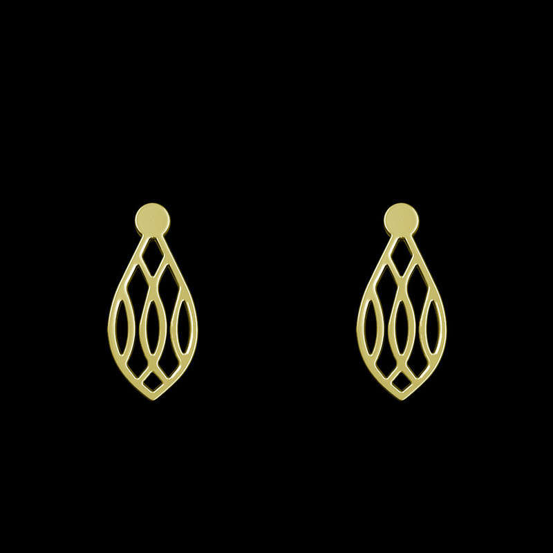 گوشواره طلا 18 عیار زنانه مدوپد مدل هندسی کد GA1-13705 گوشواره طلا 18 عیار زنانه مدوپد مدل هندسی کد GA1-13705