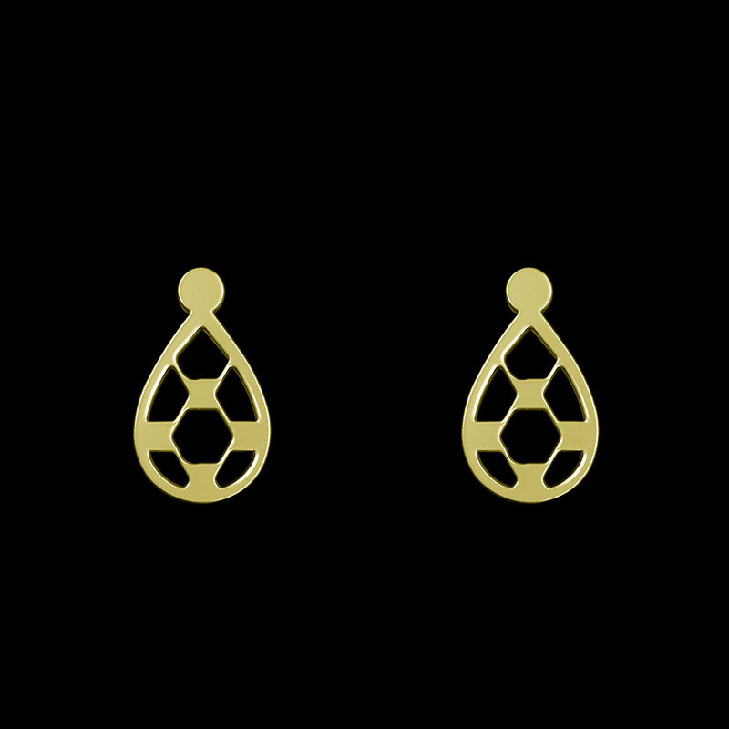 گوشواره طلا 18 عیار زنانه مدوپد مدل هندسی کد GA1-13727 گوشواره طلا 18 عیار زنانه مدوپد مدل هندسی کد GA1-13727