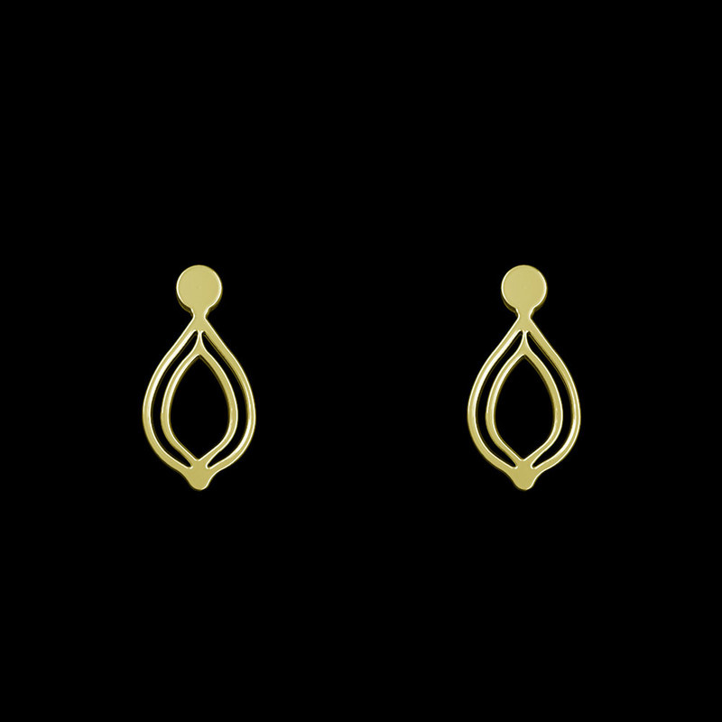 گوشواره طلا 18 عیار زنانه مدوپد مدل هندسی کد GA1-13766 گوشواره طلا 18 عیار زنانه مدوپد مدل هندسی کد GA1-13766