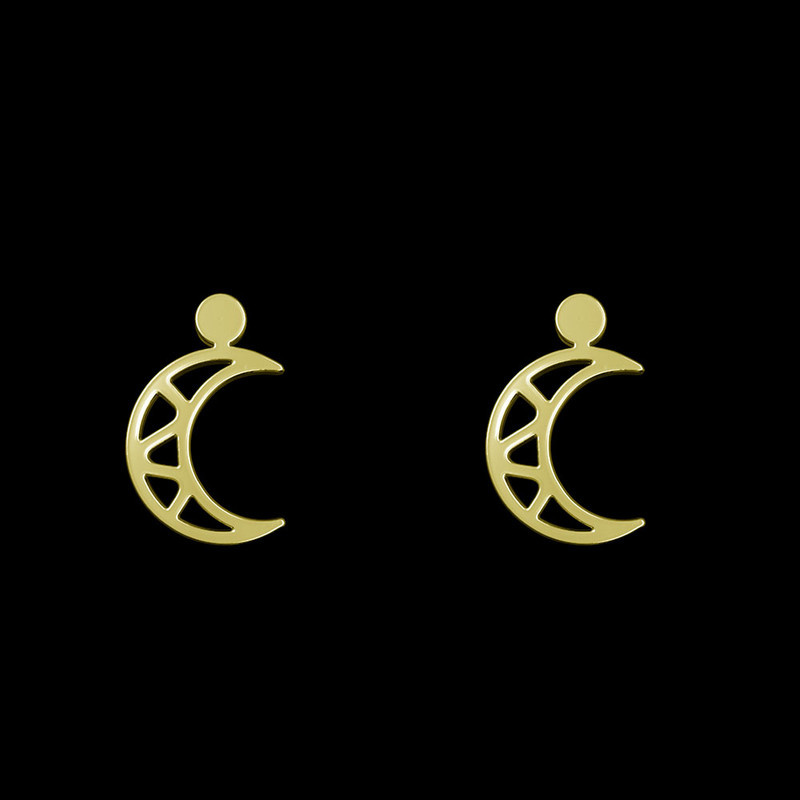 گوشواره طلا 18 عیار زنانه مدوپد مدل ماه کد GA1-13812 گوشواره طلا 18 عیار زنانه مدوپد مدل ماه کد GA1-13812