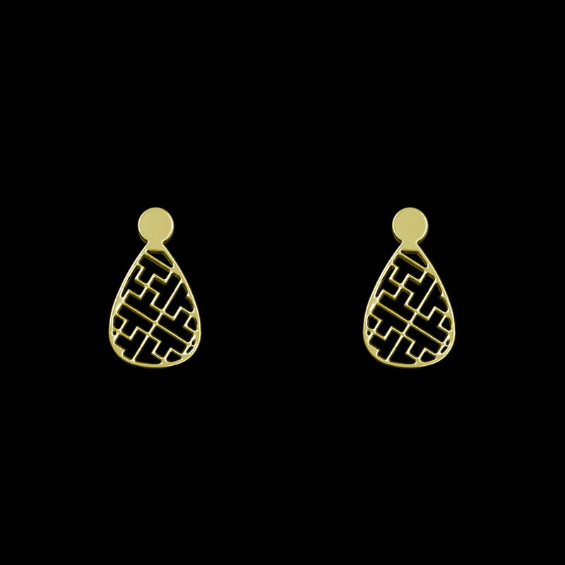 گوشواره طلا 18 عیار زنانه مدوپد مدل هندسی کد GA1-13852 گوشواره طلا 18 عیار زنانه مدوپد مدل هندسی کد GA1-13852