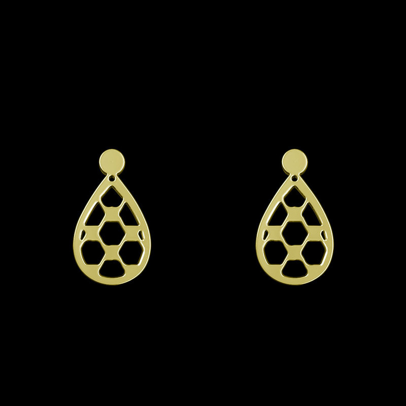 گوشواره طلا 18 عیار زنانه مدوپد مدل هندسی کد GA1-13869 گوشواره طلا 18 عیار زنانه مدوپد مدل هندسی کد GA1-13869