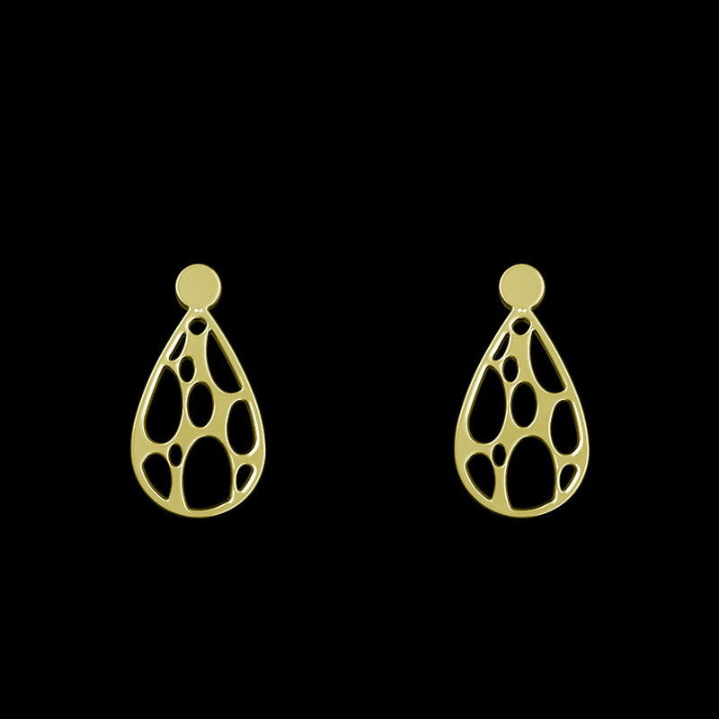 گوشواره طلا 18 عیار زنانه مدوپد مدل هندسی کد GA1-13882 گوشواره طلا 18 عیار زنانه مدوپد مدل هندسی کد GA1-13882