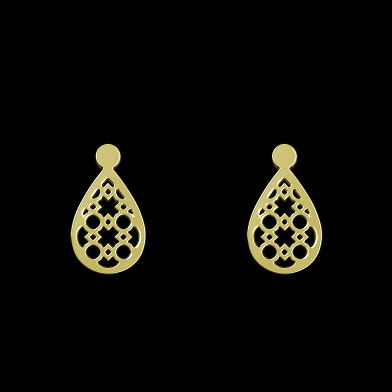 گوشواره طلا 18 عیار زنانه مدوپد مدل هندسی کد GA1-13910 گوشواره طلا 18 عیار زنانه مدوپد مدل هندسی کد GA1-13910