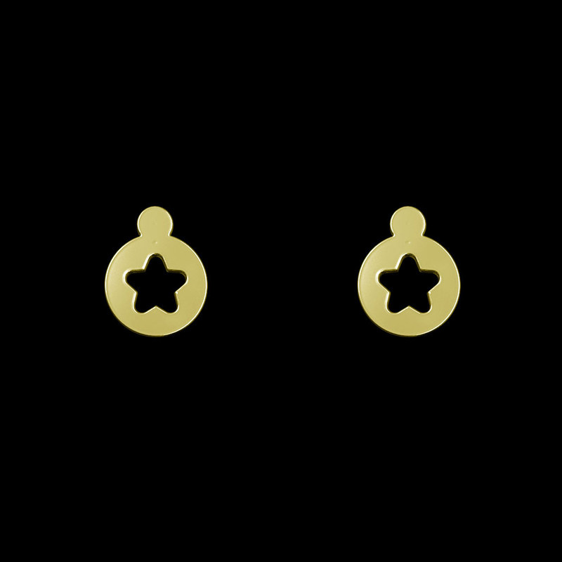 گوشواره طلا 18 عیار زنانه مدوپد مدل ستاره کد GA1-14092 گوشواره طلا 18 عیار زنانه مدوپد مدل ستاره کد GA1-14092