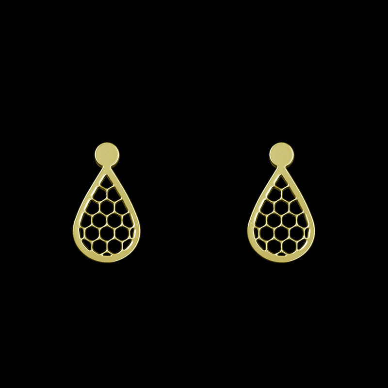 گوشواره طلا 18 عیار زنانه مدوپد مدل هندسی کد GA1-14100 گوشواره طلا 18 عیار زنانه مدوپد مدل هندسی کد GA1-14100