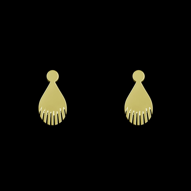 گوشواره طلا 18 عیار زنانه مدوپد مدل هندسی کد GA1-14107 گوشواره طلا 18 عیار زنانه مدوپد مدل هندسی کد GA1-14107