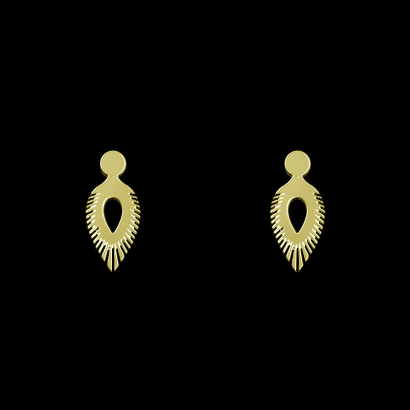 گوشواره طلا 18 عیار زنانه مدوپد مدل هندسی کد GA1-14116 گوشواره طلا 18 عیار زنانه مدوپد مدل هندسی کد GA1-14116