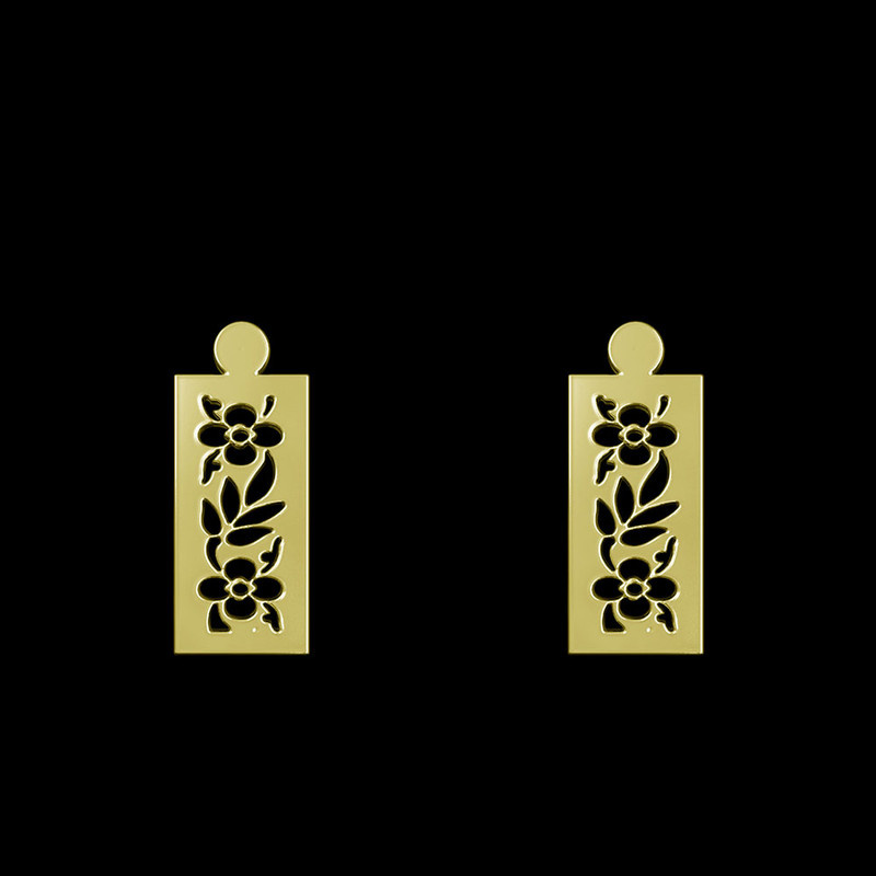 گوشواره طلا 18 عیار زنانه مدوپد مدل هندسی کد GA1-14118 گوشواره طلا 18 عیار زنانه مدوپد مدل هندسی کد GA1-14118