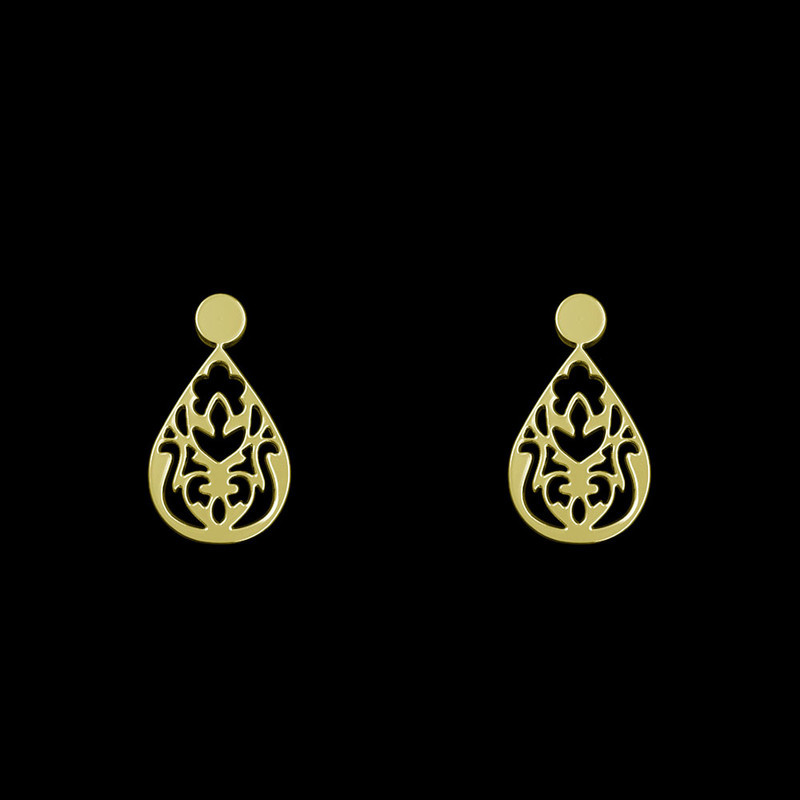 گوشواره طلا 18 عیار زنانه مدوپد مدل هندسی کد GA1-14125 گوشواره طلا 18 عیار زنانه مدوپد مدل هندسی کد GA1-14125