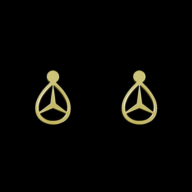 گوشواره طلا 18 عیار زنانه مدوپد مدل بنز کد GA1-14138 گوشواره طلا 18 عیار زنانه مدوپد مدل بنز کد GA1-14138