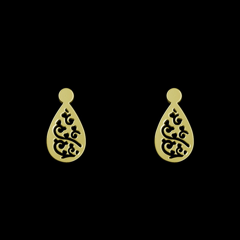 گوشواره طلا 18 عیار زنانه مدوپد مدل هندسی کد GA1-14151 گوشواره طلا 18 عیار زنانه مدوپد مدل هندسی کد GA1-14151