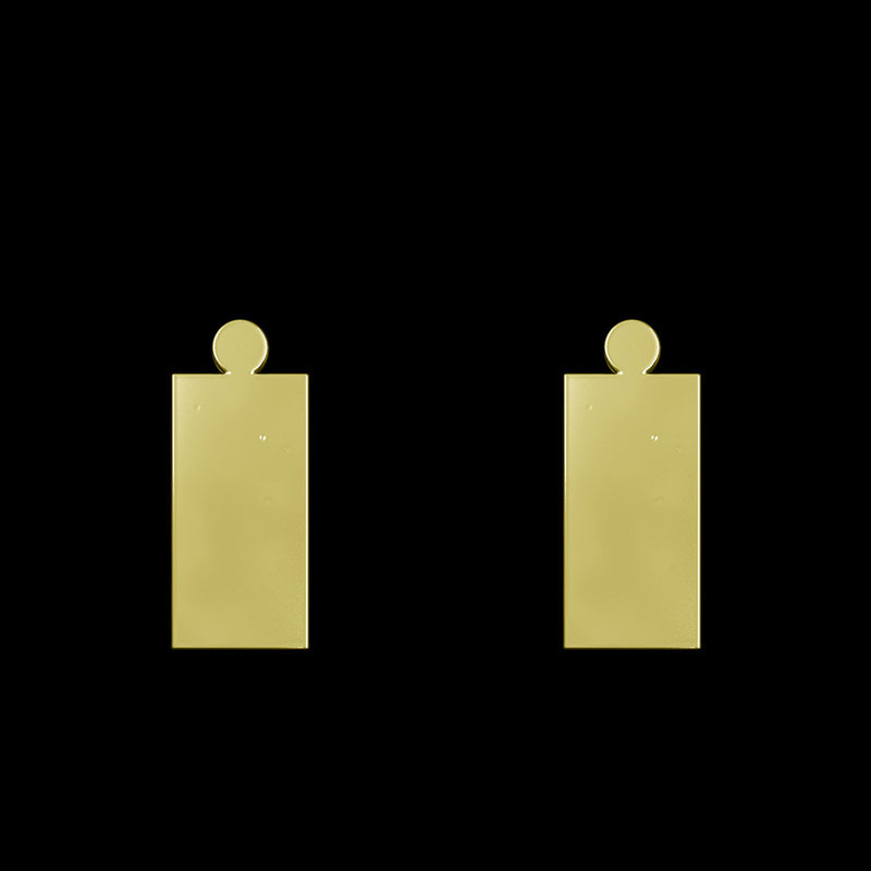 گوشواره طلا 18 عیار زنانه مدوپد مدل مستطیل کد GA1-14168 گوشواره طلا 18 عیار زنانه مدوپد مدل مستطیل کد GA1-14168